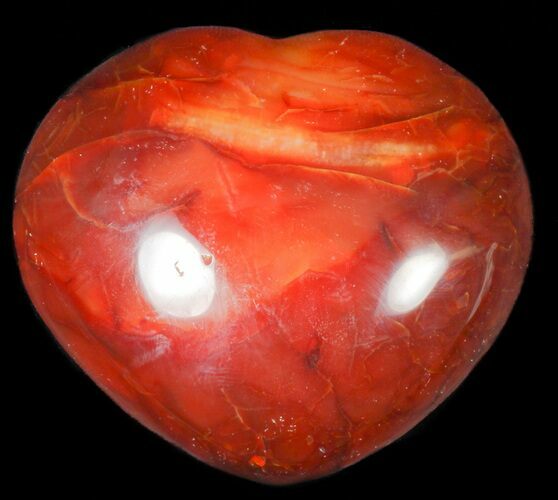 Colorful Carnelian Agate Heart #59550